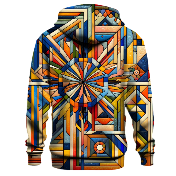 Funky Geometric Harmony Hoodie