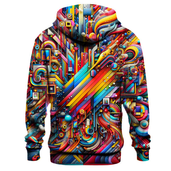 Bright Color Blast Hoodie