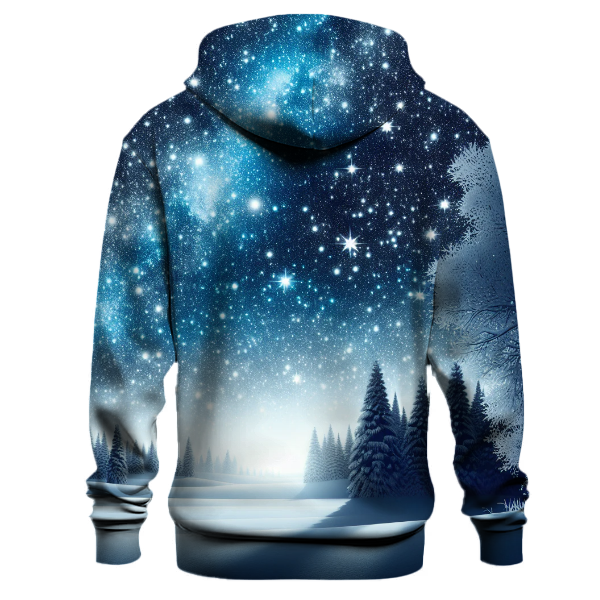 Christmas Starry Night Design Hoodie