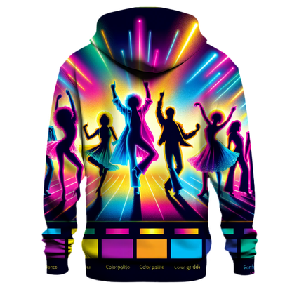 Neon Groove Dance Hoodie