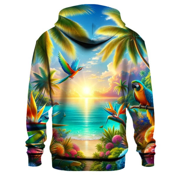 Vibrant Tropical Paradise Hoodie