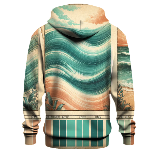 Vintage Ocean Waves Hoodie