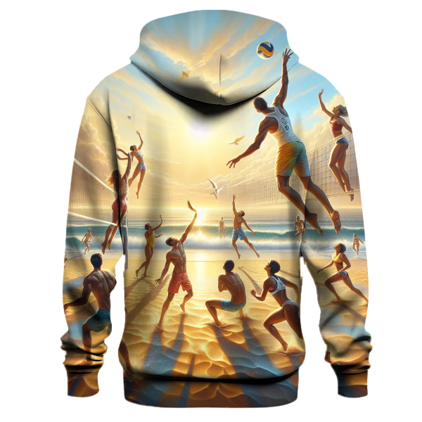 Epic Volleyball Waves Hoodie