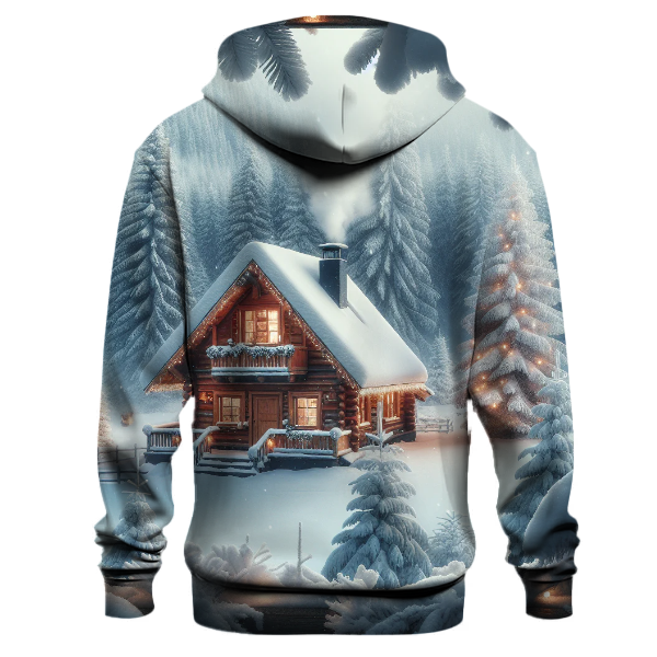 Snowy Cabin Retreat Hoodie