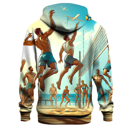 Beach Volleyball Spike Hoodie