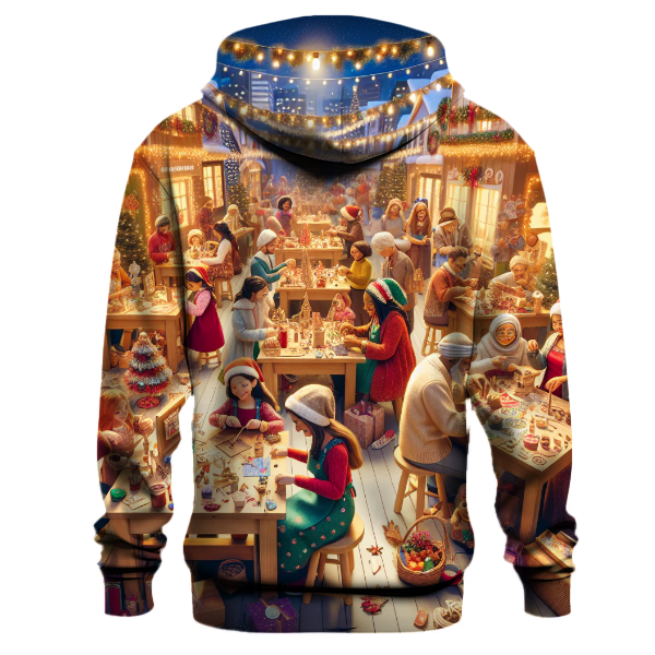 Crafty Christmas Village Hoodie