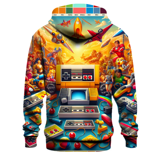 Classic Game Console Revival Hoodie