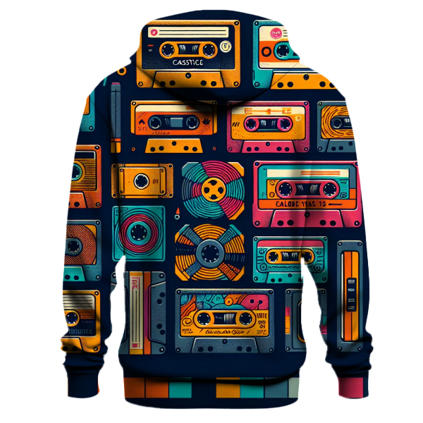 Vintage Cassette Collection Hoodie Hoodies Fashion