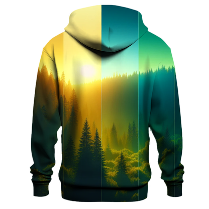 Forest Sunrise Gradient Hoodie