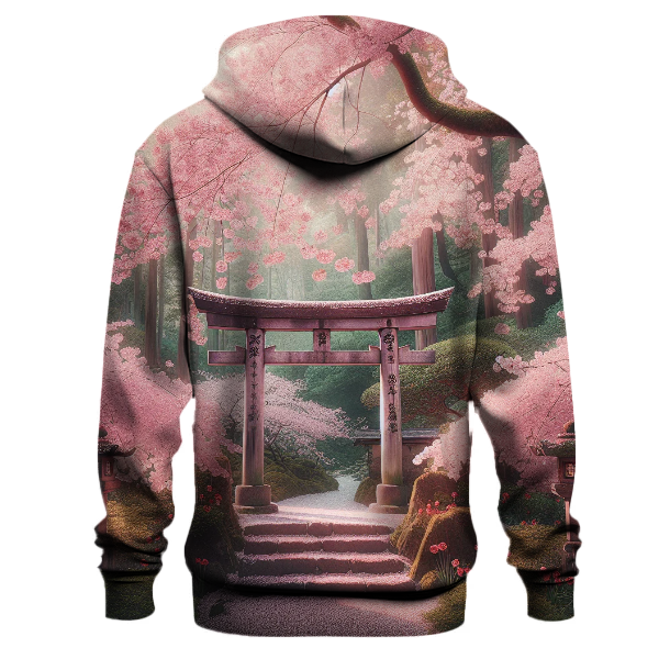 Majestic Sakura Whispers Hoodie