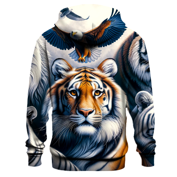 Majestic Wildlife Portraits Hoodie