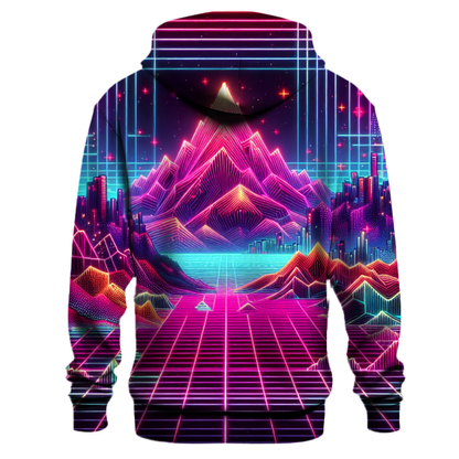 Synthwave Scape Design Hoodie Custom Hoodies