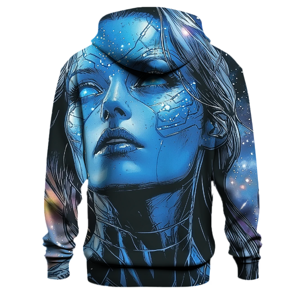 Karen Gillan: Nebula's Cold Calculations in Cosmic Conflicts Hoodie