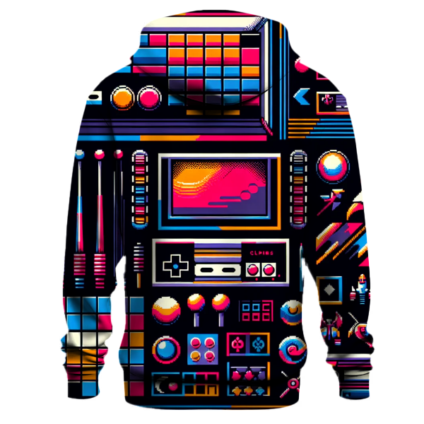 Vibrant Arcade Adventure Hoodie