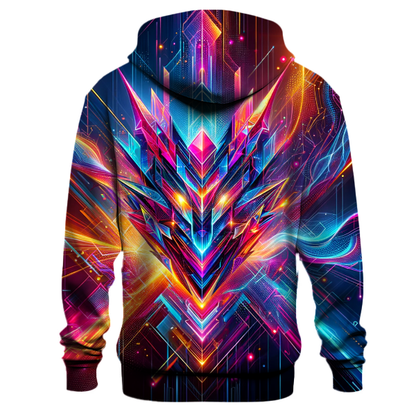 Electric Geometric Fusion Hoodie