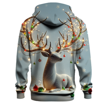 Reindeer Antlers & Lights Hoodie