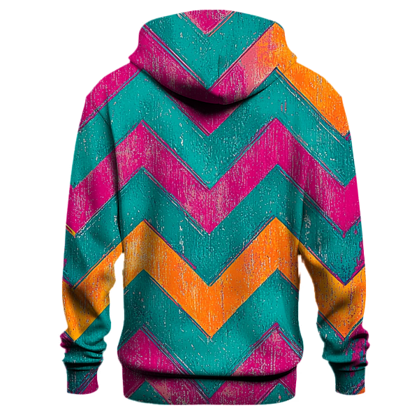 Funky Chevron Delight Hoodie