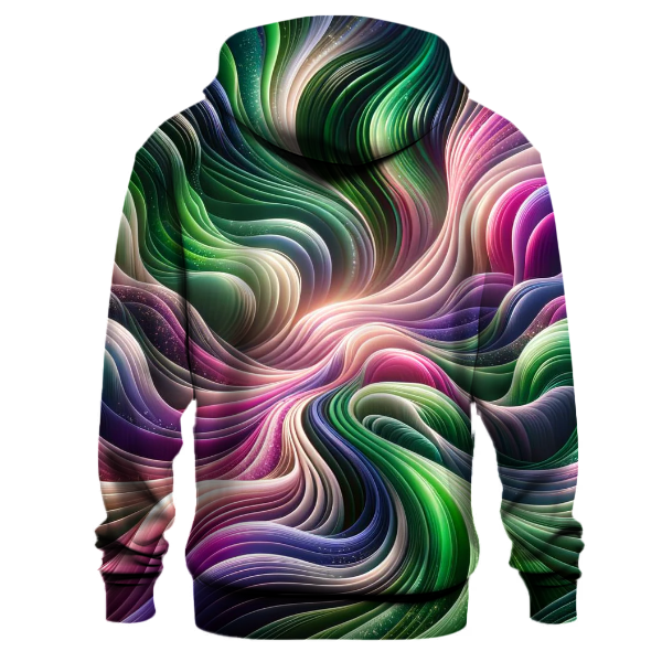 Aurora Borealis Glow Gradient Hoodie