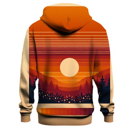 Sunset Amber Gradient Hoodie