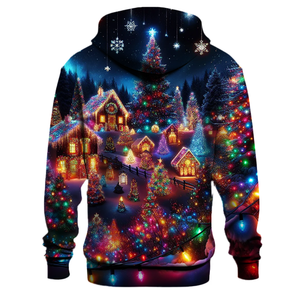 Joyous Christmas Lights Festival Hoodie