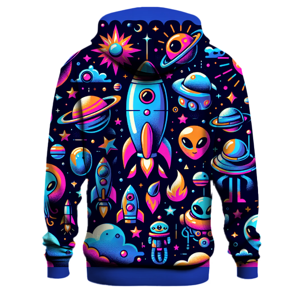 Funky 80s Space Jam Hoodie