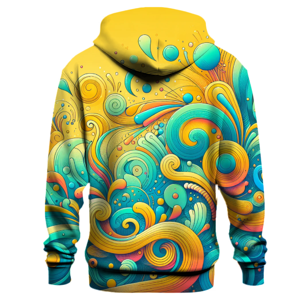 Whimsical Whirl Gradient Hoodie