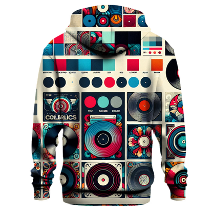 Vinyl Records Retro Hoodie