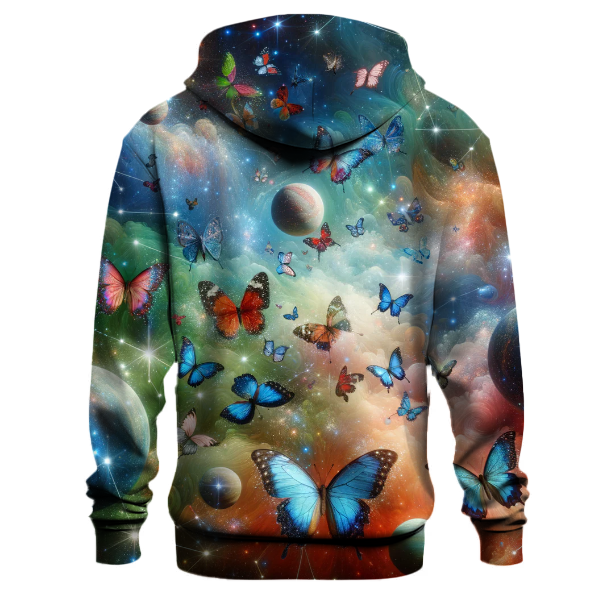 Cosmic Butterfly Dance Hoodie