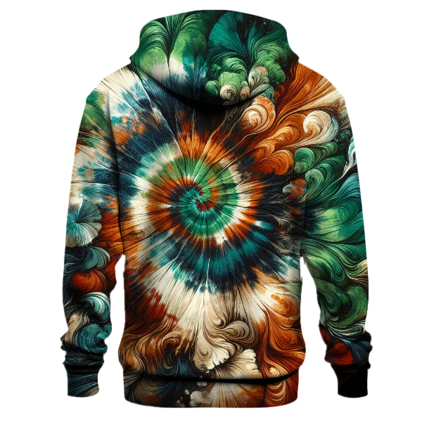 Jungle Dreams Tie-dye Design Hoodie