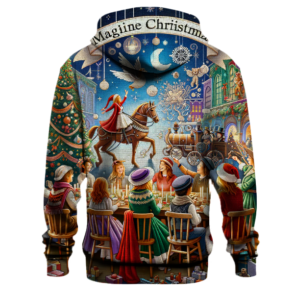 Classic Christmas Storybook Party Hoodie