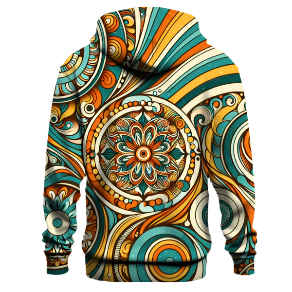 Vintage Tie Dye Burst Hoodie