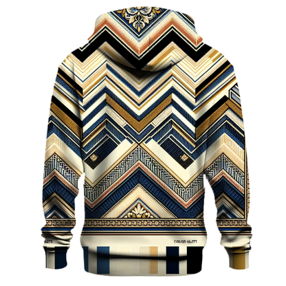 Vintage Chevron Charm Hoodie