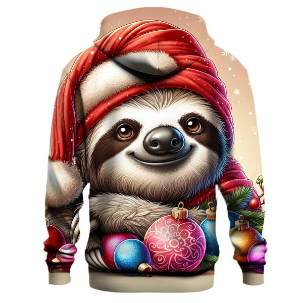 Sassy Christmas Sloth Hoodie