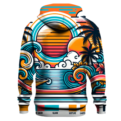 Funky Tropical Sunset Hoodie