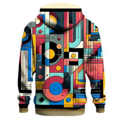 Chic Geometric Elegance Hoodie