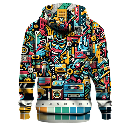 Colorful Graffiti Art Hoodie