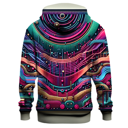 Synth Waveform Design Hoodie