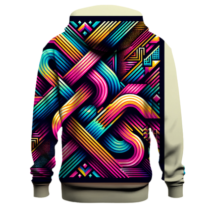 Neon Harmony Design Hoodie Designer Hoodies