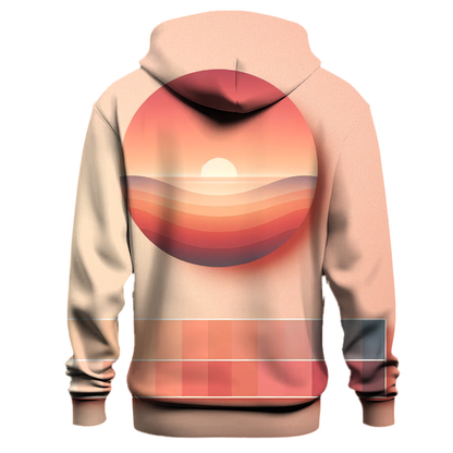 Peach Sunset Glow Hoodie