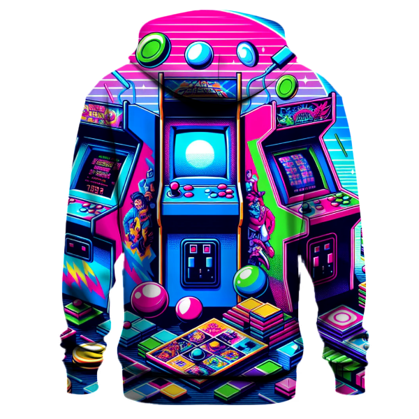 Retro Arcade Thrills Hoodie