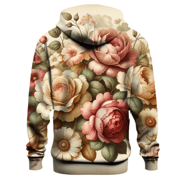 Vintage Floral Delight Hoodie