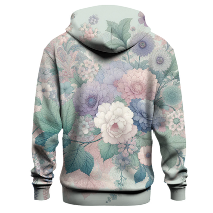 Serene Floral Dreamscape Hoodie