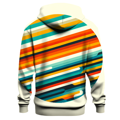 Bold 70s Stripes Hoodie