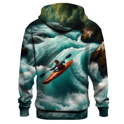 Kayaking Rapids Hoodie