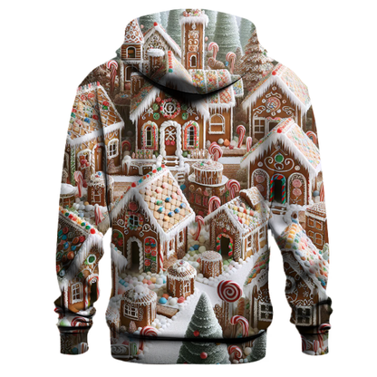 Gingerbread Village Whimsy Hoodie Pullover Hoodies