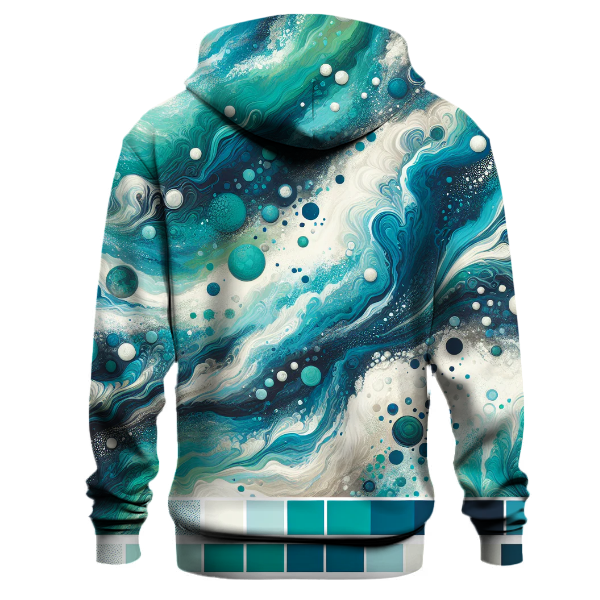 Ocean Mirage Tie-dye Design Hoodie