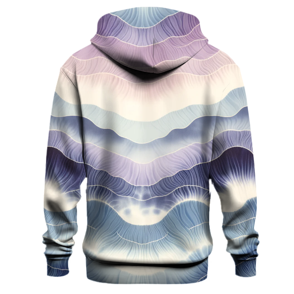 Elegant Ombre Waves Hoodie