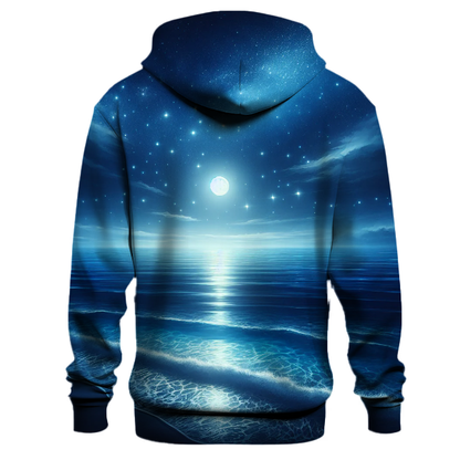 Starlit Ocean Escape Hoodie Embroidered Hoodies