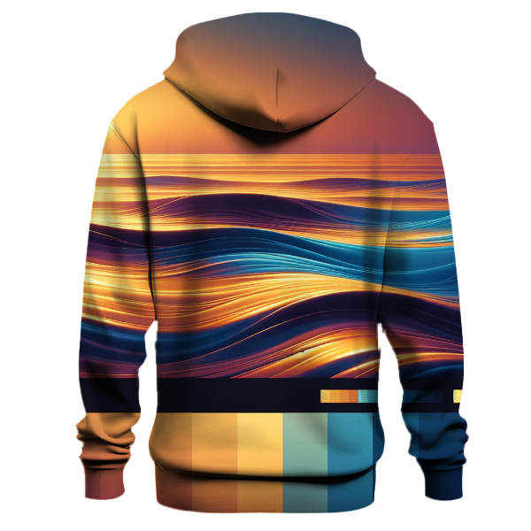 Seaside Dusk Gradient Hoodie Hoodie Designs