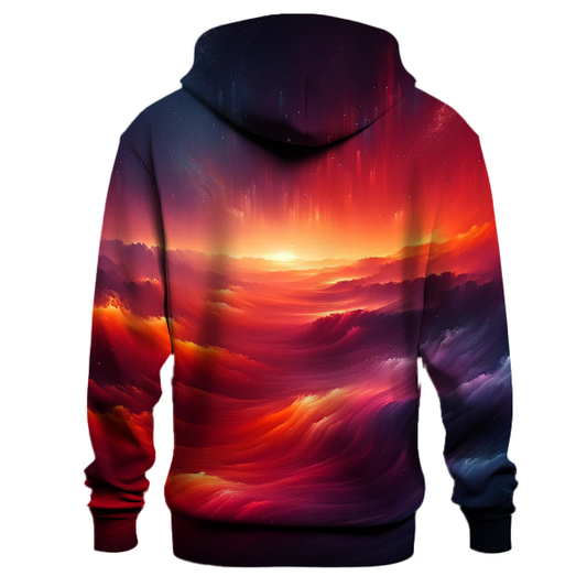 Fiery Sunset Gradient Hoodie